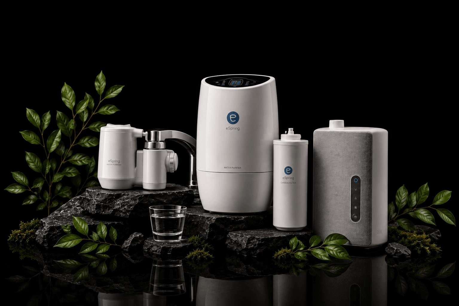 eSpring water and air treatment system lineup